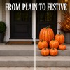 7pcs Artificial Pumpkin Decor for Autumn - Orange Foam Pumpkin