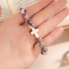 Christian Gifts First Communion Bracelets for Women Cross Bracelet Natural