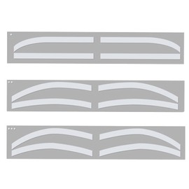 Eyebrow Auxiliary Sticker, Disposable Use Hygienic Eyebrow Shaping Stencil Convenient Practical for Microblading Artist for Home for Women