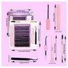 DIY Lash Extension Kit Volume Lash Clusters D Curl Individual