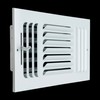 Fits 12x6 Duct Opening 3 Way Fixed Curved Blade Air