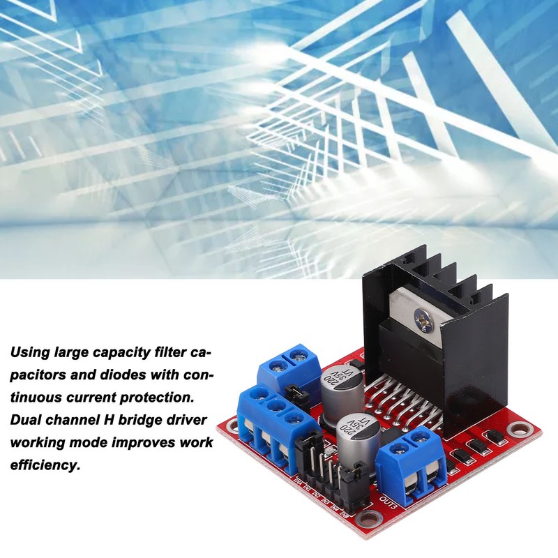 5Pcs Motor Driver Module Drive Controller Dual H Bridge Board