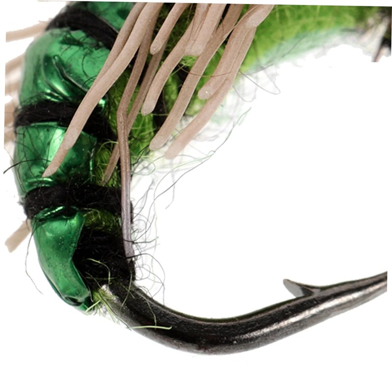 CORHAD 10pcs High-Realism Bionic Fishing Hooks for Bass and Trout