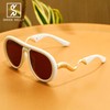 SHEEN KELLY Oversized Trendy Polarized Aviator Sunglasses for Women Men