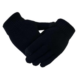 Thingimijigs 2-Pack Ladies Touchscreen Gloves - Black
