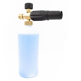 ✦ Adjustable Snow Cannon 3200 PSI ✦ 220 bar 1L Bottle Capacity Foam Lance for Petrol Pressure Washer Gun, by WASPPER