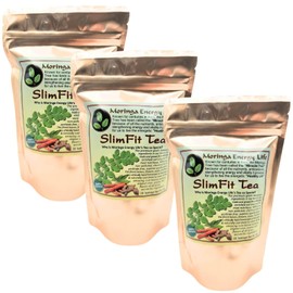 Moringa Slimfit Tea Bags 84 (Keto, Detox, Paleo, Vitamin & Minerals Booster, Vegan, Gluten-Free, Non-GMO, Caffeine-Free)