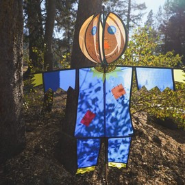 In the Breeze Scarecrow Ground Ball Spinner, Autumn Wind Spinner, 2498