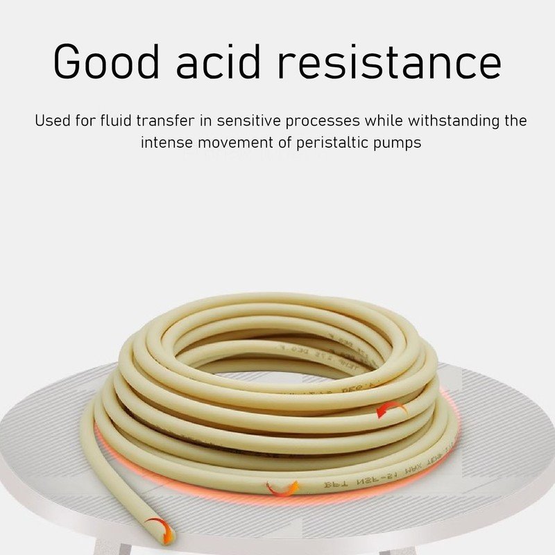 Peristaltic Pump Tube Reusable 7.9mm Inner High Temperature Pressure Resistant