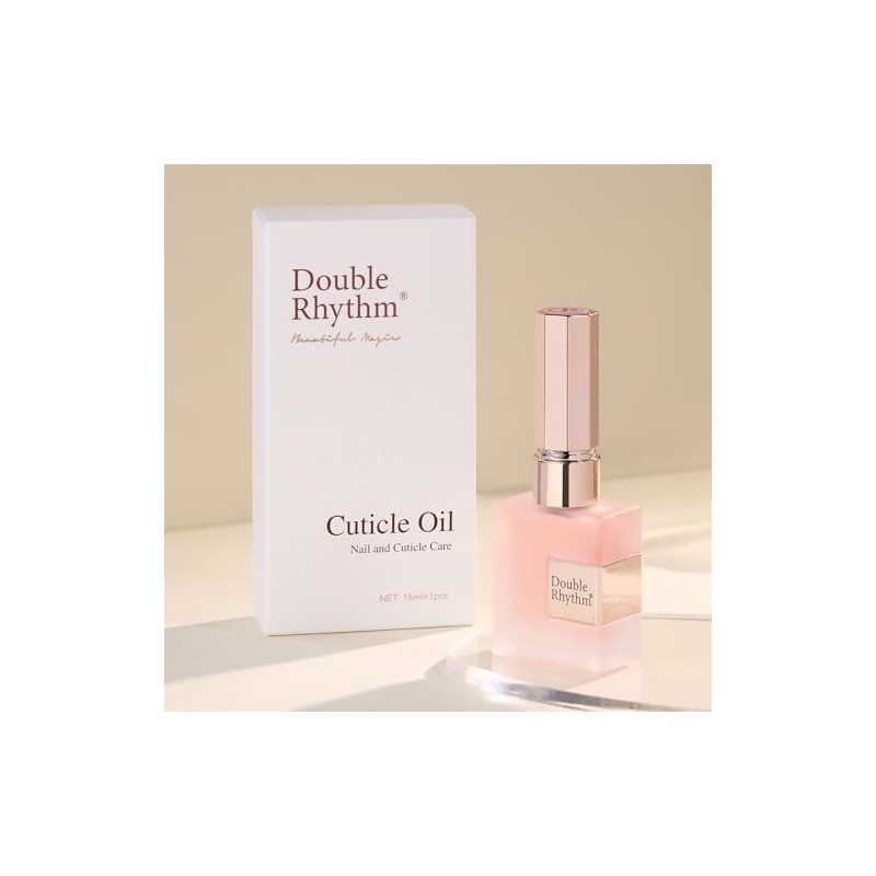Double Rhythm Aceite Natural Para Cutículas Revitalizante Para Uñas, Suavizante
