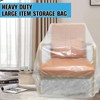 Aoblok Plastic Furniture Covers, Chair Covers for Movable Storage, Waterproof,