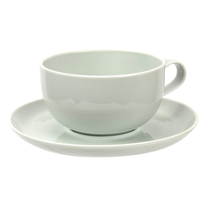 Portmeirion Choices Green 0.25L Cup and Saucer Set of Two