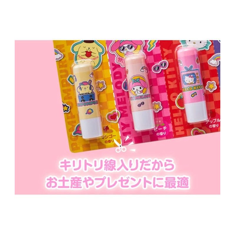 Pieras Sanrio Characters Tight! Moisturizing Fruit Lip Cream