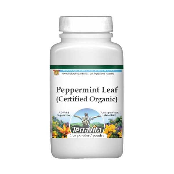Peppermint Leaf (Certified Organic) Powder (1 oz, ZIN: 518655) - 2 Pack