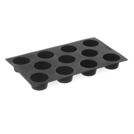 HENDI Mini Muffin Tray, for 11 Muffins, Diameter 53 x (H) 30 mm Moulds, Non-Stick Coating, Temperature Resistant from -60 °C to 220 °C, Baking Mould for Muffins, Muffin Baking Tray, 325 x 185 x (H) 30
