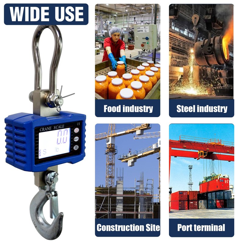 Bigorenda Hanging Scale, 4410LB/2000KG Digital Crane Scale,High Precision Heavy Duty