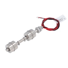 120mm Water Level Sensor Stainless Steel Double Ball Float Switch Liquid Level Controller Low Pressure 0‑