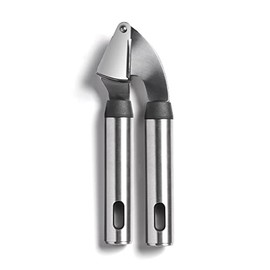 Starfrit Gourmet Steel - Garlic Press - Large Capacity - Stainless Steel