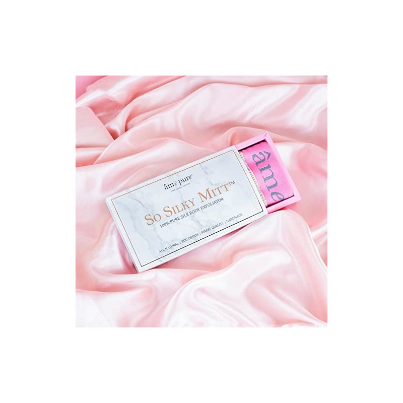âme pure® So Silky Mitt™ Pure Silk Exfoliating Glove Body
