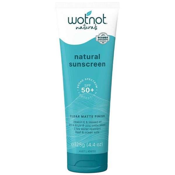 Wotnot Naturals Natural Sunscreen SPF50+ 125g