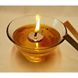 Vigil Lamp 500 Wicks from Beeswax & Free 5 Cork Floaters Fytilakia Louminia