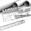 ZZTX Metal Straight Edge Ruler Set - Stainless Steel 6