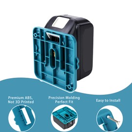 (10 Pack) Battery Holder Fit for Makita 18V Battery, Wall Mount Batteries Storage Organizer for Work Van, Shelf, Toolbox for BL1860 for BL1850 for BL1840 for BL1830 BL1860 BL1850 BL1840 (10)