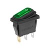 X AUTOHAUX Interior AC 250V/20A LED Rocker Switch On-Off 3