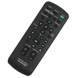 Replaced Remote fit for Sony Audio System CMT-HX80R SS-CHX50 HCD-HX80R CMT-BX20i SS-CBX20 HCD-BX20i CMT-FX300I SS-CFX200 HCD-FX300i SS-WG909iP HCD-EC909iP SS-EC709iP HCD-EC98P