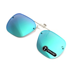 TERAISE Flip up HD Polarized Unisex Clip On Sunglasses for Outdoor/Driving，UV400