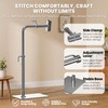 Workstand with Side Clamp for Lowery Stand, 360° Rotating Metal