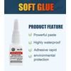 Guoelephant 20g Leather Glue, Leather Adhesive,Instant Strong Glue for bonding