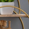 NCONCO Wall Decoration Shelf, Circle Shelf, Wall Decoration, Hand Crafted