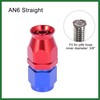 Motoforti 2pcs AN6 0 Degree Swivel Car Hose End Fitting