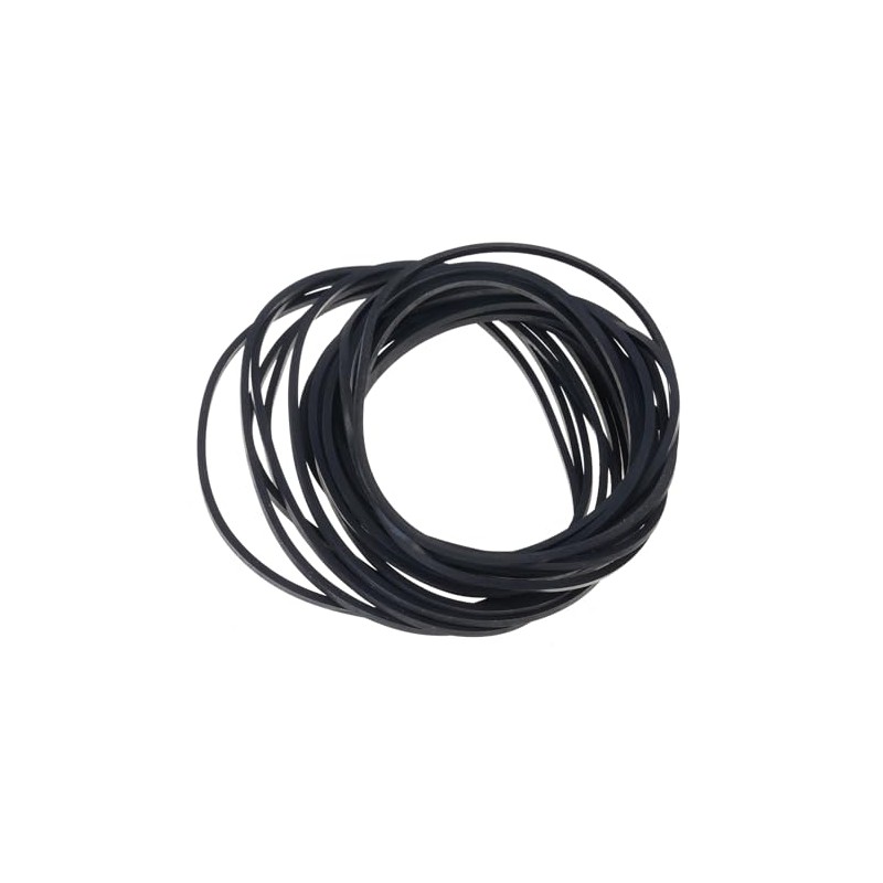0.08 inch (2 mm) Wide Square Rubber Belts 40-65mm/75-100mm/110-145mm Mixed