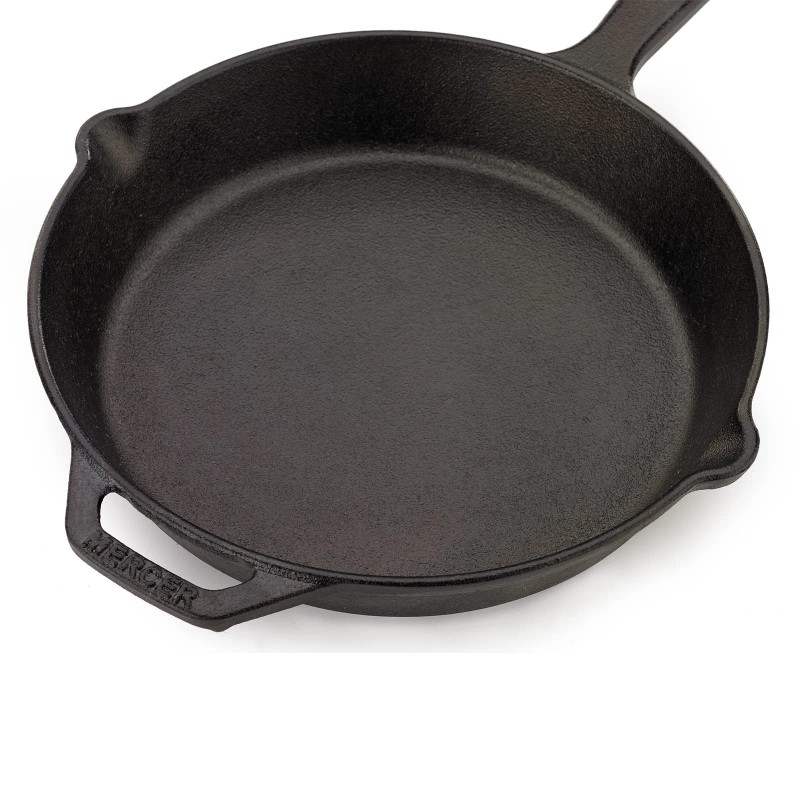 Mercer Culinary 10.25 Inch Cast Iron Skillet Heavy Duty Preseasoned