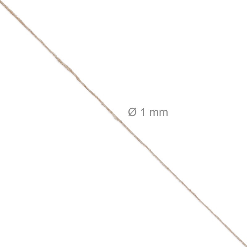 Relaxdays Jute Twine 1mm 2 Rolls Jute Twine 500m Each