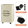 WOWLIVE Large Rolling Laundry Basket Wheels 90L Collapsible Tall Laundry