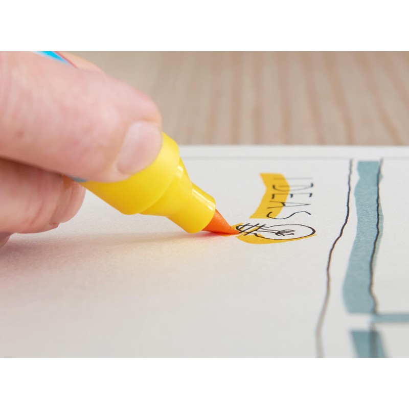edding 385 Flipchart Effect Markers - Light Blue - Pack