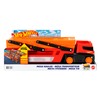 Hot Wheels Toy Car Track Set, Mega Hauler with 6