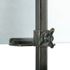 Creative Co-Op 10 in x 16.75 in Black Adjustable Metal