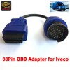 OTKEFDI 38Pin OBD Adapter to 16Pin OBDII Cable Truck Diagnostic