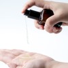 3PCS Amber Square Glass Lotion Bottle Refillable Pump Bottles Travel