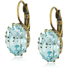 Sorrelli Crown Jewel French Wire Earrings, Crown Jewel French Wire Earring, Crystal