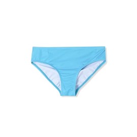 Lands' End Girls Bikini Bottom Turquoise Kids Slim Medium