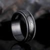 King Will 8mm Black One Ring for Men Rings Spinner