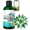 Professional Liquid Succulent Plant Fertilizer | 3-1-2 Concentrate for Plants