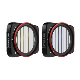 Freewell Variable ND (VND) 2-5 Blue & Gold Streak Anamorphic Effect Filter Kit Compatible with Air 2S Drone
