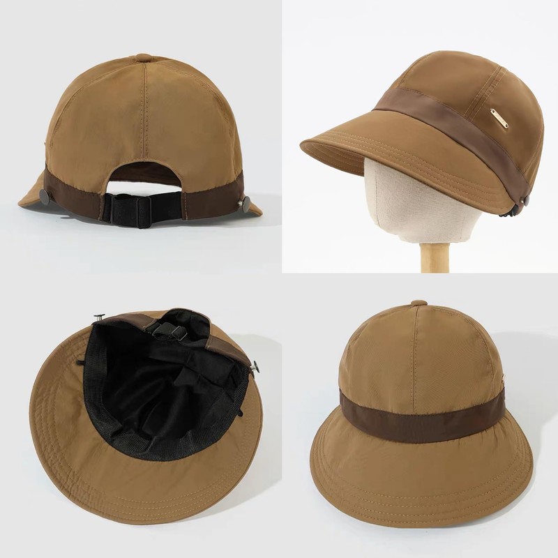 YiyiLai Women's Equestrian Hat, Large, Deep, Simple, Breathable, Quick Drying,