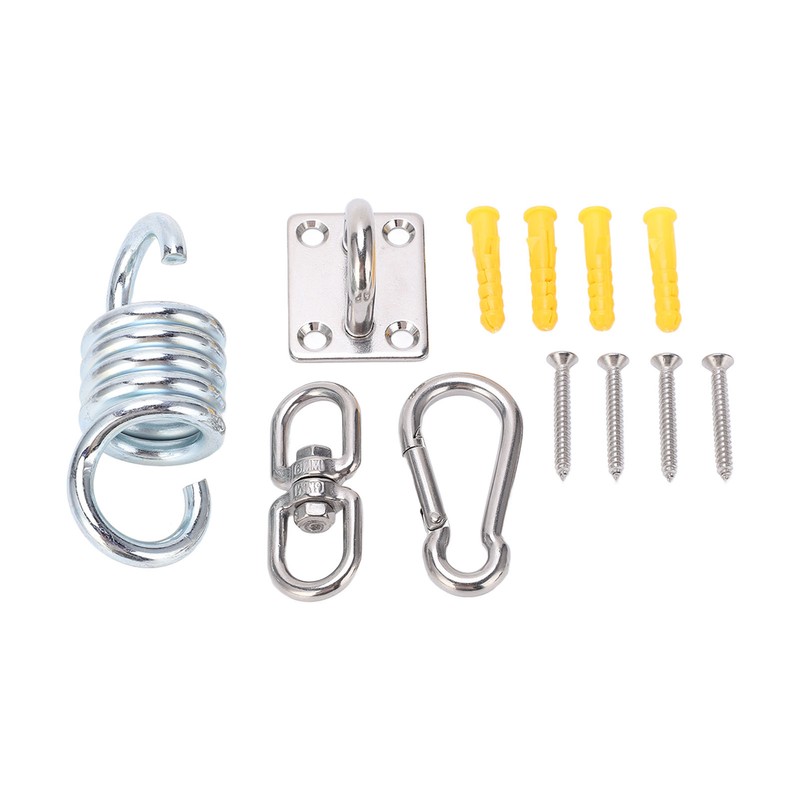 Stainless Steel Ceiling Hammock Hanging Kit 551lb Capacity Suspension Hook